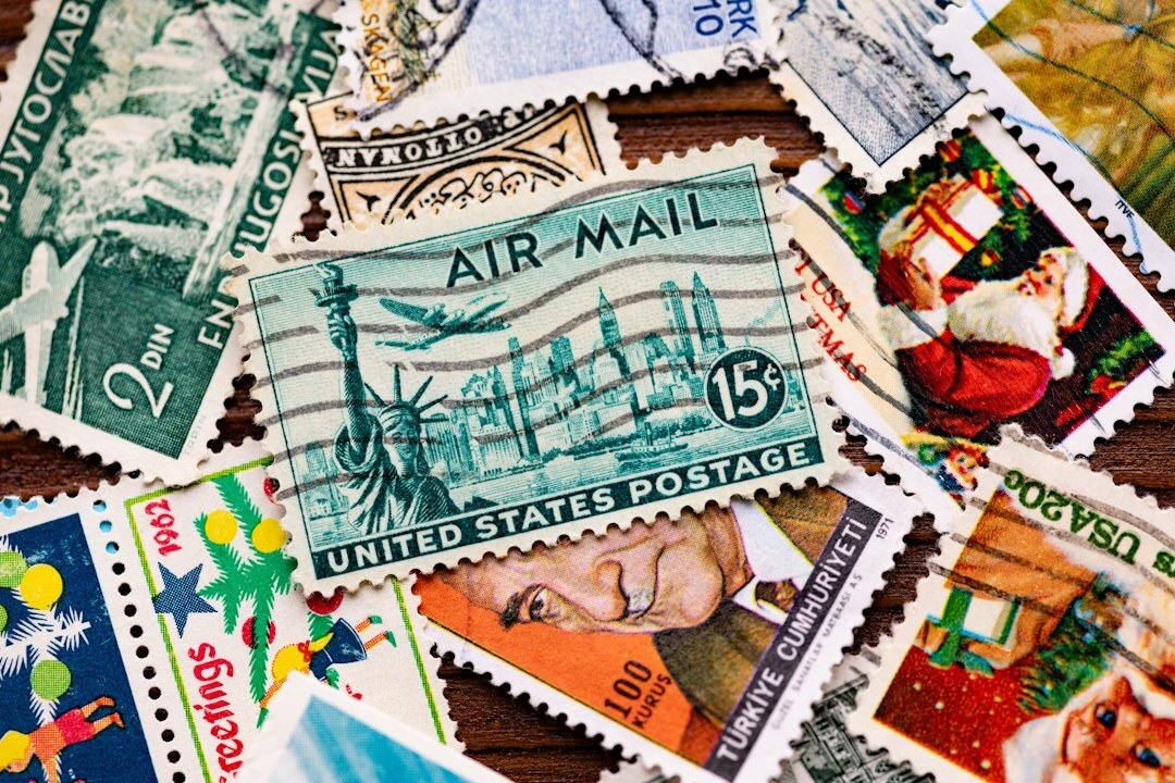 old stamps collection