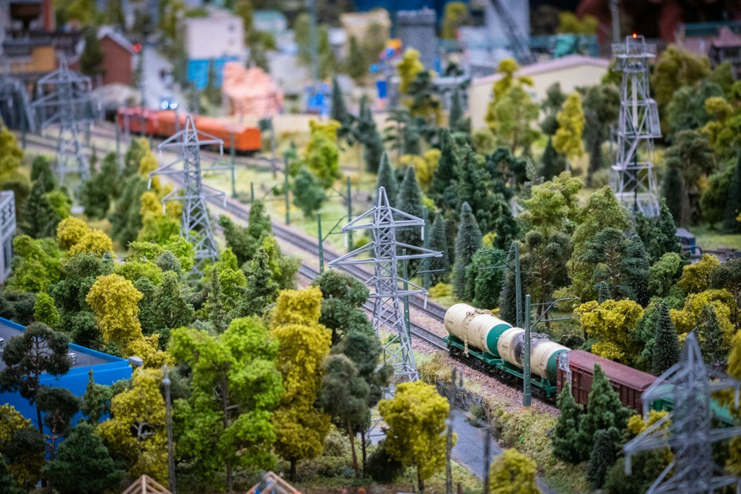 model train set layout